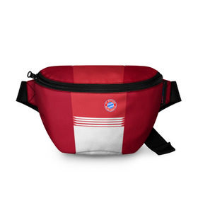 Поясная сумка 3D с принтом FC Bayern 2018 Original #11 в Тюмени, 100% полиэстер | плотная ткань, ремень с регулируемой длиной, внутри несколько карманов для мелочей, основное отделение и карман с обратной стороны сумки застегиваются на молнию | 