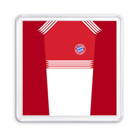Магнит 55*55 с принтом FC Bayern 2018 Original #11 в Тюмени, Пластик | Размер: 65*65 мм; Размер печати: 55*55 мм | Тематика изображения на принте: 
