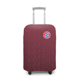 Чехол для чемодана 3D с принтом FC Bayern 2018 Original #12 в Тюмени, 86% полиэфир, 14% спандекс | двустороннее нанесение принта, прорези для ручек и колес | bayern | fly fc | бавария | спорт | футбольный клуб