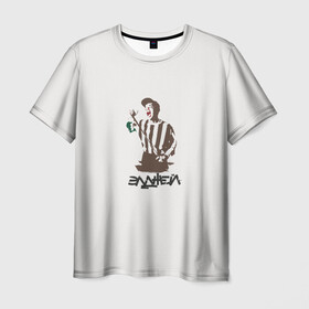 Мужская футболка 3D с принтом Элджей в Тюмени, 100% полиэфир | прямой крой, круглый вырез горловины, длина до линии бедер | sayonaraboy | розовое вино | элджей