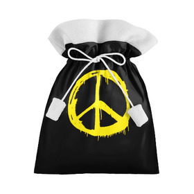 Подарочный 3D мешок с принтом Peace в Тюмени, 100% полиэстер | Размер: 29*39 см | peace | vppdgryphon | арт | краска | мирный | миролюбивый | пацифик | прикольные | хиппи | цветные
