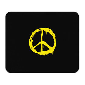 Коврик прямоугольный с принтом Peace в Тюмени, натуральный каучук | размер 230 х 185 мм; запечатка лицевой стороны | Тематика изображения на принте: peace | vppdgryphon | арт | краска | мирный | миролюбивый | пацифик | прикольные | хиппи | цветные