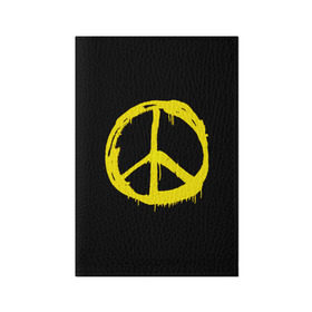 Обложка для паспорта матовая кожа с принтом Peace в Тюмени, натуральная матовая кожа | размер 19,3 х 13,7 см; прозрачные пластиковые крепления | Тематика изображения на принте: peace | vppdgryphon | арт | краска | мирный | миролюбивый | пацифик | прикольные | хиппи | цветные