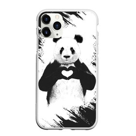 Чехол для iPhone 11 Pro Max матовый с принтом Panda love в Тюмени, Силикон |  | Тематика изображения на принте: 14 февраля | love | panda | panda love | день святого валентина | любовь | панда