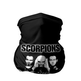 Бандана-труба 3D с принтом Группа Scorpions в Тюмени, 100% полиэстер, ткань с особыми свойствами — Activecool | плотность 150‒180 г/м2; хорошо тянется, но сохраняет форму | scorpions | группа | скорпионс | хард | хардрок