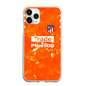 Чехол для iPhone 11 Pro матовый с принтом Atletico Madrid Original #5 в Тюмени, Силикон |  | атлетико мадрид | полосы | эмблема