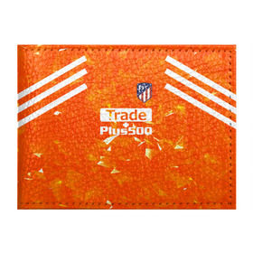 Обложка для студенческого билета с принтом Atletico Madrid Original #5 в Тюмени, натуральная кожа | Размер: 11*8 см; Печать на всей внешней стороне | атлетико мадрид | полосы | эмблема