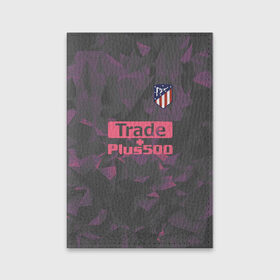 Обложка для паспорта матовая кожа с принтом Atletico Madrid Original #8 в Тюмени, натуральная матовая кожа | размер 19,3 х 13,7 см; прозрачные пластиковые крепления | атлетико мадрид | полигоны | эмблема