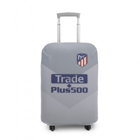 Чехол для чемодана 3D с принтом Atletico Madrid Original #9 в Тюмени, 86% полиэфир, 14% спандекс | двустороннее нанесение принта, прорези для ручек и колес | 