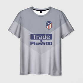 Мужская футболка 3D с принтом Atletico Madrid Original #9 в Тюмени, 100% полиэфир | прямой крой, круглый вырез горловины, длина до линии бедер | Тематика изображения на принте: 