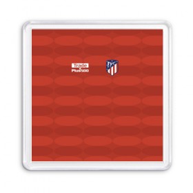 Магнит 55*55 с принтом Atletico Madrid Original #10 в Тюмени, Пластик | Размер: 65*65 мм; Размер печати: 55*55 мм | атлетико мадрид | эмблема