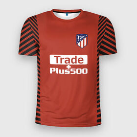 Мужская футболка 3D спортивная с принтом Atletico Madrid Original #12 в Тюмени, 100% полиэстер с улучшенными характеристиками | приталенный силуэт, круглая горловина, широкие плечи, сужается к линии бедра | Тематика изображения на принте: 