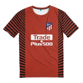 Мужская футболка 3D с принтом Atletico Madrid Original #12 в Тюмени, 100% полиэфир | прямой крой, круглый вырез горловины, длина до линии бедер | Тематика изображения на принте: 