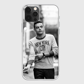 Чехол для iPhone 12 Pro с принтом Rami Malek в Тюмени, силикон | область печати: задняя сторона чехла, без боковых панелей | mr robot | rami malek | мистер робот | рами малек