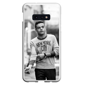 Чехол для Samsung S10E с принтом Rami Malek в Тюмени, Силикон | Область печати: задняя сторона чехла, без боковых панелей | mr robot | rami malek | мистер робот | рами малек