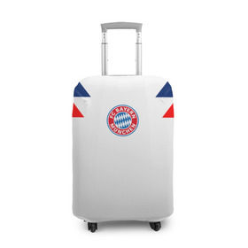 Чехол для чемодана 3D с принтом Bayern Munchen - FC Bayern в Тюмени, 86% полиэфир, 14% спандекс | двустороннее нанесение принта, прорези для ручек и колес | 0x000000123 | bayern munchen | black | fcb | football | premium | бавария мюнхен | футбол | чёрный