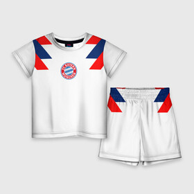 Детский костюм с шортами 3D с принтом Bayern Munchen  FC Bayern 2022 в Тюмени,  |  | 0x000000123 | bayern munchen | black | fcb | football | premium | бавария мюнхен | футбол | чёрный