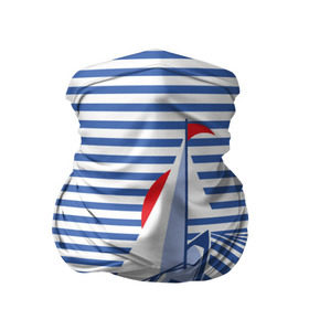 Бандана-труба 3D с принтом Яхта в Тюмени, 100% полиэстер, ткань с особыми свойствами — Activecool | плотность 150‒180 г/м2; хорошо тянется, но сохраняет форму | flag | joke | prank | sail | sea | stripes | water | waves | yacht vest | вода | волны | море | парус | полосы | прикол | тельняшка | флаг | шутка | яхта