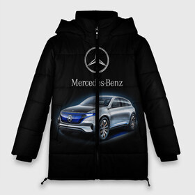 Женская зимняя куртка 3D с принтом Mercedes-Benz в Тюмени, верх — 100% полиэстер; подкладка — 100% полиэстер; утеплитель — 100% полиэстер | длина ниже бедра, силуэт Оверсайз. Есть воротник-стойка, отстегивающийся капюшон и ветрозащитная планка. 

Боковые карманы с листочкой на кнопках и внутренний карман на молнии | kомпания производитель легковых автомобилей премиального класса | немецкое качество
