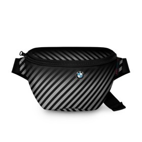 Поясная сумка 3D с принтом BMW 2018 Black Collection в Тюмени, 100% полиэстер | плотная ткань, ремень с регулируемой длиной, внутри несколько карманов для мелочей, основное отделение и карман с обратной стороны сумки застегиваются на молнию | bmw | автомобильные | бмв | машины