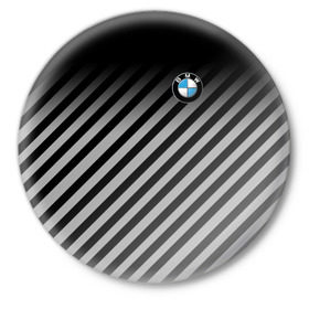 Значок с принтом BMW 2018 Black Collection в Тюмени,  металл | круглая форма, металлическая застежка в виде булавки | bmw | автомобильные | бмв | машины