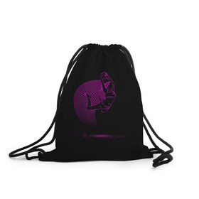 Рюкзак-мешок 3D с принтом Женский баскетбол в Тюмени, 100% полиэстер | плотность ткани — 200 г/м2, размер — 35 х 45 см; лямки — толстые шнурки, застежка на шнуровке, без карманов и подкладки | basketball