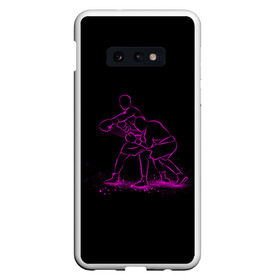 Чехол для Samsung S10E с принтом Neon boxing в Тюмени, Силикон | Область печати: задняя сторона чехла, без боковых панелей | 