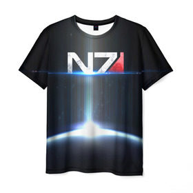 Мужская футболка 3D с принтом N7: Мафия на Цитадели в Тюмени, 100% полиэфир | прямой крой, круглый вырез горловины, длина до линии бедер | день n7 | мафия | спецподразделение | цитадель