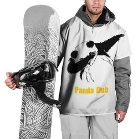 Накидка на куртку 3D с принтом Panda dub в Тюмени, 100% полиэстер |  | dab | dance | dub | movement | panda | движение | панда | танец