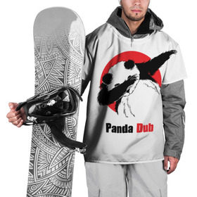 Накидка на куртку 3D с принтом Panda dub в Тюмени, 100% полиэстер |  | Тематика изображения на принте: dab | dance | dub | movement | panda | движение | панда | танец