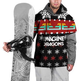 Накидка на куртку 3D с принтом Праздничный Imagine Dragons в Тюмени, 100% полиэстер |  | Тематика изображения на принте: альтернативный | американская | группа | драгонс | имеджин | инди | индирок | новогодний | поп | рождество | рок | свитер | электроник