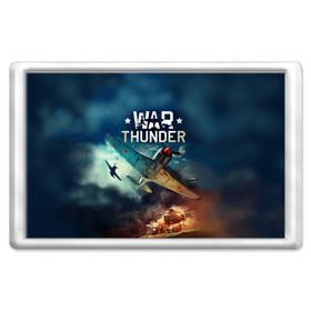 Магнит 45*70 с принтом Гром войны в Тюмени, Пластик | Размер: 78*52 мм; Размер печати: 70*45 | Тематика изображения на принте: war thunder | гром войны