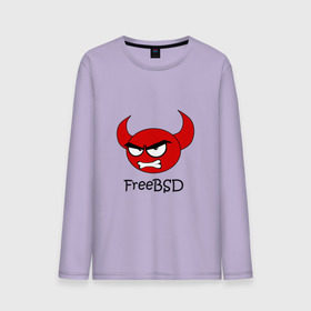 Мужской лонгслив хлопок с принтом FreeBSD демон в Тюмени, 100% хлопок |  | Тематика изображения на принте: bsd | demon | freebsd | os | unix | демон | злой | ос | чёртик