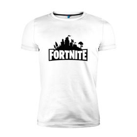 Мужская футболка премиум с принтом Fortnite в Тюмени, 92% хлопок, 8% лайкра | приталенный силуэт, круглый вырез ворота, длина до линии бедра, короткий рукав | fortnite