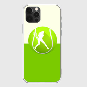 Чехол для iPhone 12 Pro Max с принтом Теннис в Тюмени, Силикон |  | sport | логотип | мяч | спорт | теннис