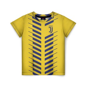 Детская футболка 3D с принтом Juventus 2018 Creative #1 в Тюмени, 100% гипоаллергенный полиэфир | прямой крой, круглый вырез горловины, длина до линии бедер, чуть спущенное плечо, ткань немного тянется | 