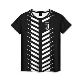 Женская футболка 3D с принтом Juventus 2018 Creative #2 в Тюмени, 100% полиэфир ( синтетическое хлопкоподобное полотно) | прямой крой, круглый вырез горловины, длина до линии бедер | Тематика изображения на принте: juventus | футбол | футбольный клуб | ювентус