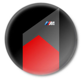 Значок с принтом BMW 2018 SportWear #1 в Тюмени,  металл | круглая форма, металлическая застежка в виде булавки | bmw | автомобиль | автомобильные | бмв | машины