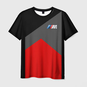 Мужская футболка 3D с принтом BMW 2018 SportWear #1 в Тюмени, 100% полиэфир | прямой крой, круглый вырез горловины, длина до линии бедер | Тематика изображения на принте: bmw | автомобиль | автомобильные | бмв | машины