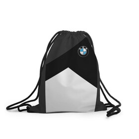 Рюкзак-мешок 3D с принтом BMW 2018 SportWear #3 в Тюмени, 100% полиэстер | плотность ткани — 200 г/м2, размер — 35 х 45 см; лямки — толстые шнурки, застежка на шнуровке, без карманов и подкладки | bmw | автомобильные | бмв | машины