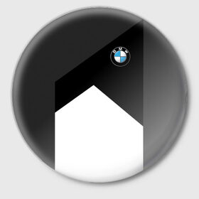 Значок с принтом BMW 2018 SportWear #3 в Тюмени,  металл | круглая форма, металлическая застежка в виде булавки | Тематика изображения на принте: bmw | автомобильные | бмв | машины