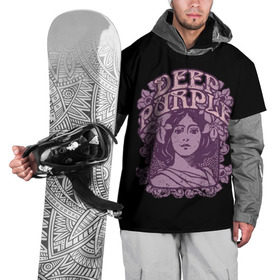 Накидка на куртку 3D с принтом Deep Purple в Тюмени, 100% полиэстер |  | album | british | deep purple | england | heavy metal | rock group | альбом | англия | британская | рок группа | хеви металл