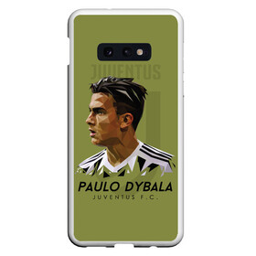 Чехол для Samsung S10E с принтом Paulo Dybala Juventus FC в Тюмени, Силикон | Область печати: задняя сторона чехла, без боковых панелей | dibala | dybala | juve | juventus | juvi | kit | russia | world cup | бонусная | гостевая | дибала | домашняя | италия | футбол | чемпионат мира | юве | ювентус | юви