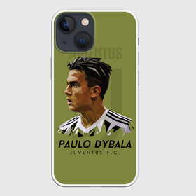 Чехол для iPhone 13 mini с принтом Paulo Dybala Juventus FC в Тюмени,  |  | Тематика изображения на принте: dibala | dybala | juve | juventus | juvi | kit | russia | world cup | бонусная | гостевая | дибала | домашняя | италия | футбол | чемпионат мира | юве | ювентус | юви