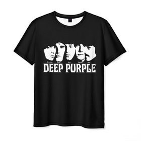 Мужская футболка 3D с принтом Deep Purple в Тюмени, 100% полиэфир | прямой крой, круглый вырез горловины, длина до линии бедер | album | british | deep purple | england | heavy metal | rock group | альбом | англия | британская | рок группа | хеви металл