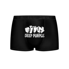 Мужские трусы 3D с принтом Deep Purple в Тюмени, 50% хлопок, 50% полиэстер | классическая посадка, на поясе мягкая тканевая резинка | album | british | deep purple | england | heavy metal | rock group | альбом | англия | британская | рок группа | хеви металл