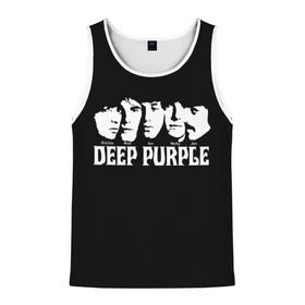 Мужская майка 3D с принтом Deep Purple в Тюмени, 100% полиэстер | круглая горловина, приталенный силуэт, длина до линии бедра. Пройма и горловина окантованы тонкой бейкой | album | british | deep purple | england | heavy metal | rock group | альбом | англия | британская | рок группа | хеви металл