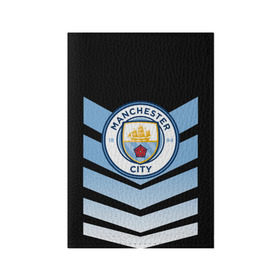 Обложка для паспорта матовая кожа с принтом Manchester city 2018 Arrow в Тюмени, натуральная матовая кожа | размер 19,3 х 13,7 см; прозрачные пластиковые крепления | fc | manchester city | манчестер сити | спорт | спортивные | футбол | футбольный клуб