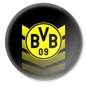 Значок с принтом FC Borussia 2018 Original #15 в Тюмени,  металл | круглая форма, металлическая застежка в виде булавки | боруссия | дортмунд