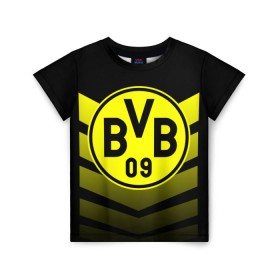 Детская футболка 3D с принтом FC Borussia 2018 Original #15 в Тюмени, 100% гипоаллергенный полиэфир | прямой крой, круглый вырез горловины, длина до линии бедер, чуть спущенное плечо, ткань немного тянется | Тематика изображения на принте: боруссия | дортмунд